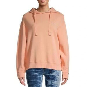 Cotton Hoodie Peach Red
